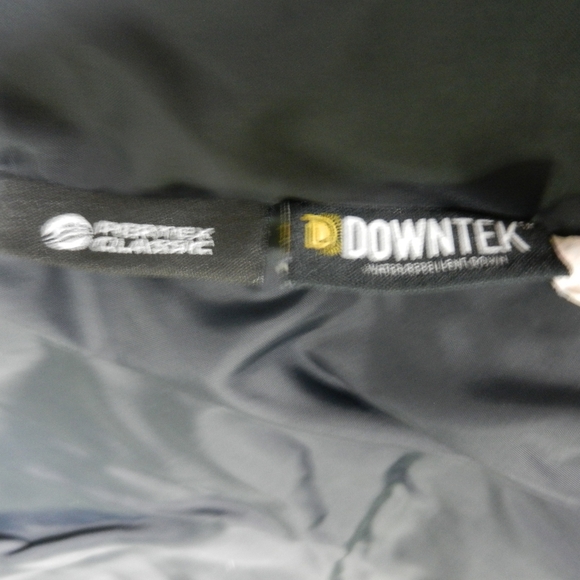 LL Bean Jacket Womens XS Black Down Trench Pertex Classic Downtek Waterproof - Picture 10 of 16